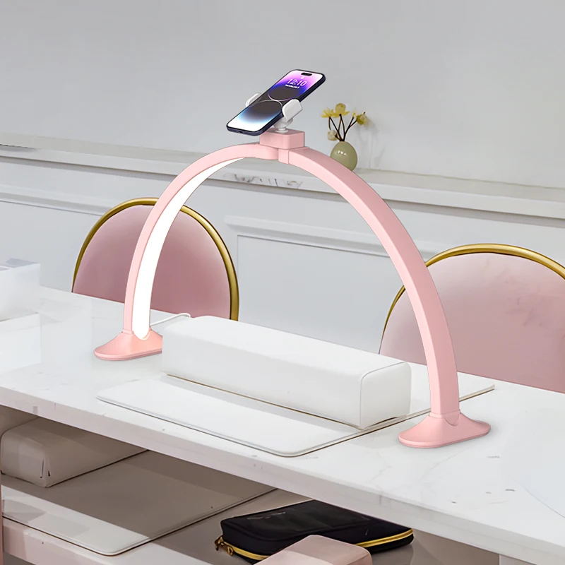 

NEW Foldable Half Moon Lamp Folding U-Shaped LED Manicure Lamp Beauty Salon Eyelash Nail Art Work Fill Light LED Half Moon Light