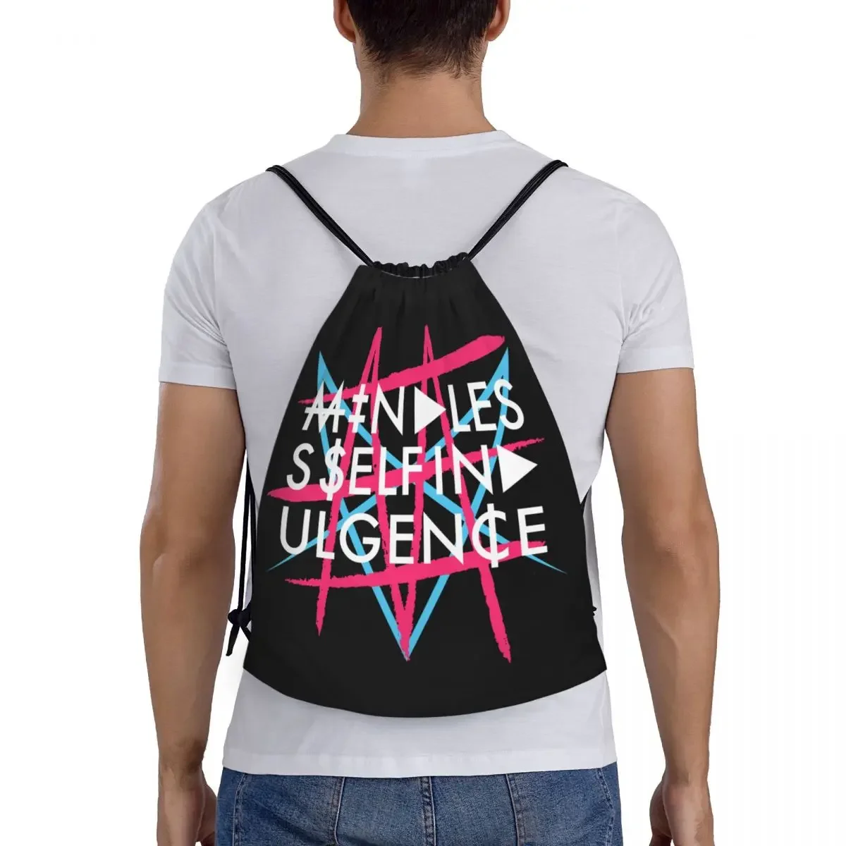 Sac à Dos Personnalisé de dehors pour Homme et Femme, Sacoche d'Entraînement Électro, Style Hip Hop Punk Rock