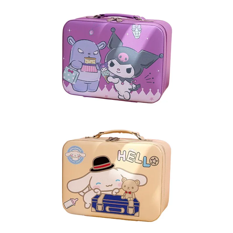 

1pcs for KulomiPortable makeup bag female cute large capacity suitcase new senior sense skin care travel goods storage box