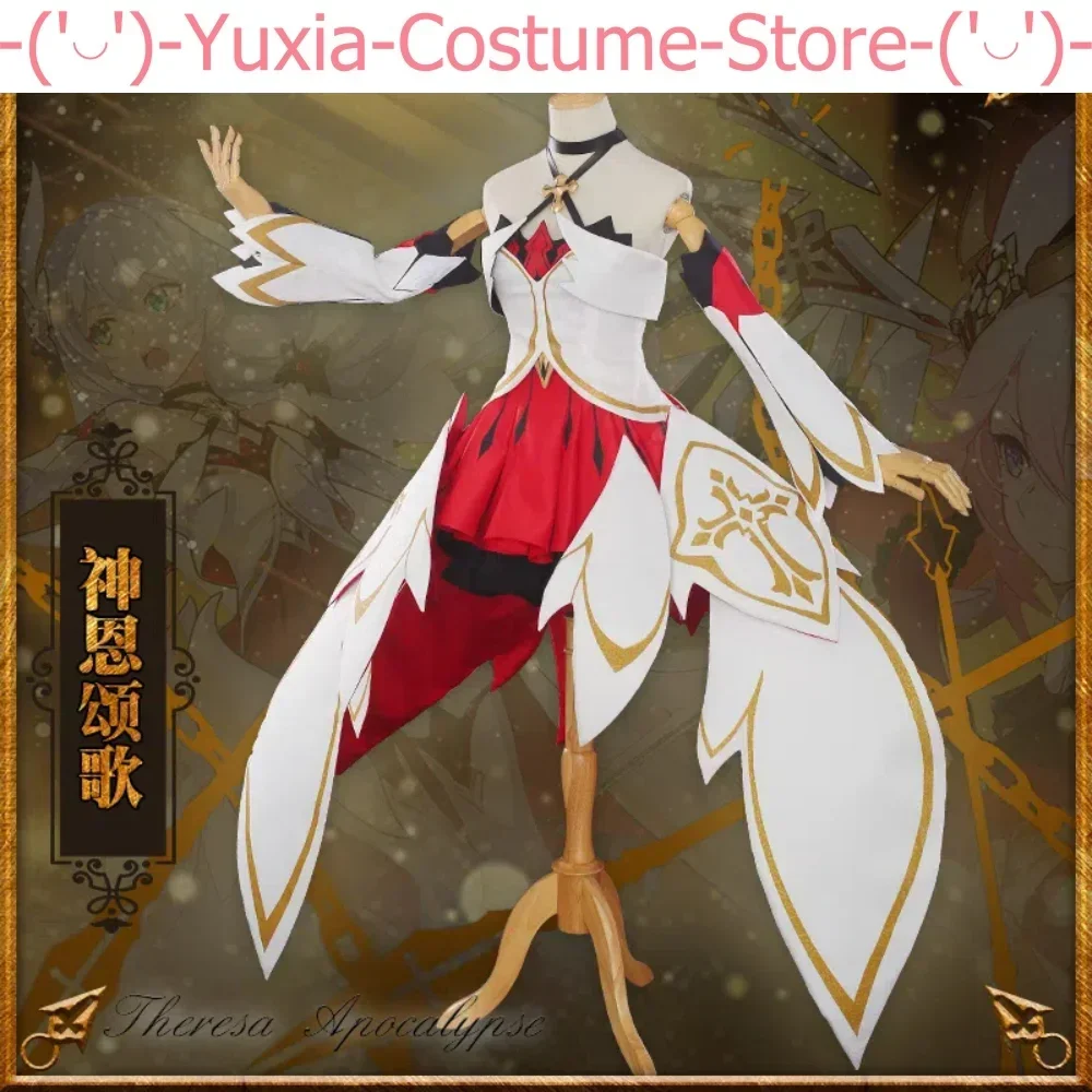 Honkai Impact 3rd Theresa Apocalypse Ode To Divine Grace Women Cosplay Costume Cos Game Anime Party Uniform Hallowen Play Role