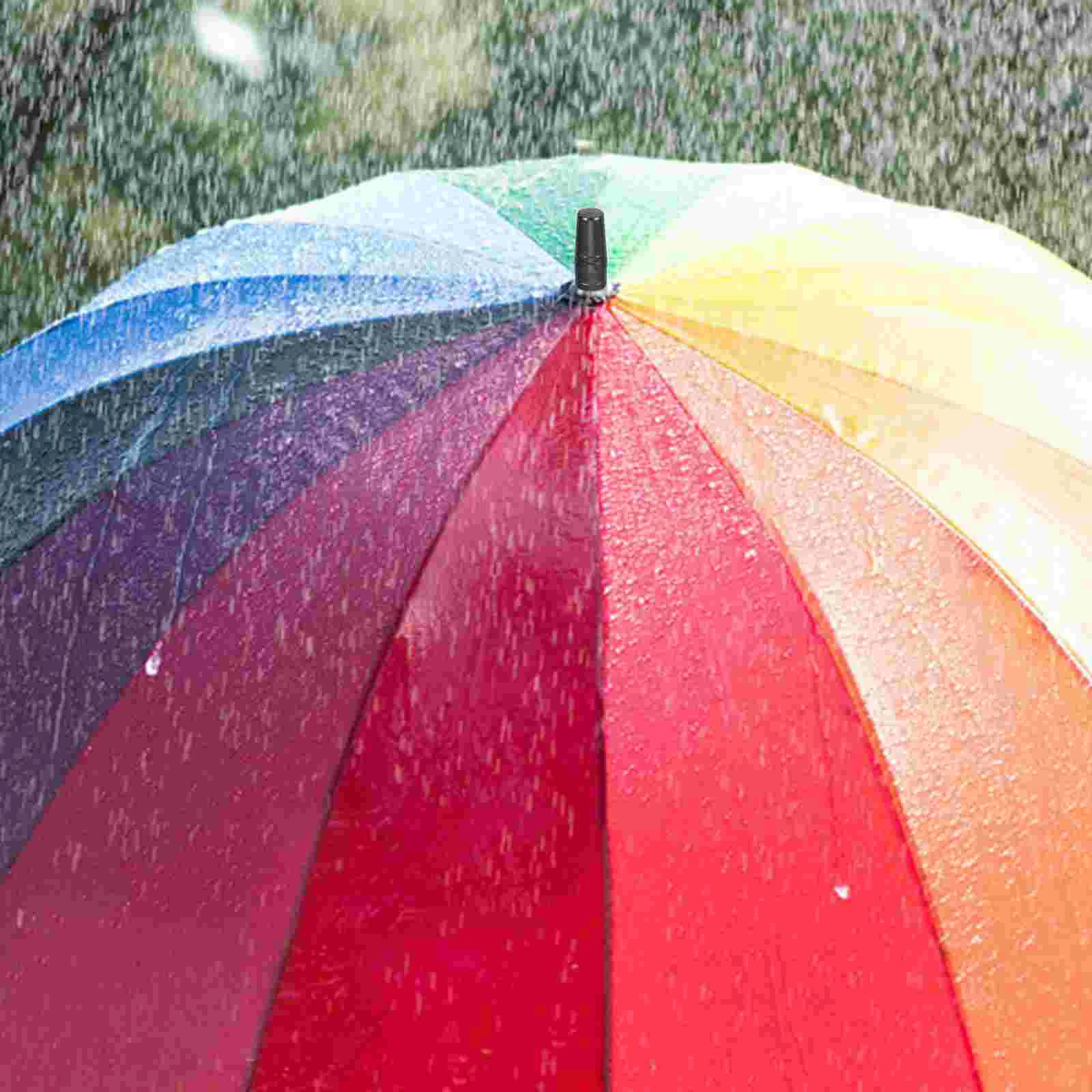2Pcs Umbrella Cap Replacement Metal Clip Waterproof Outdoor Kit Patio Accessories Long Pole Tops Cane Ends Repair Parts Tip image 4
