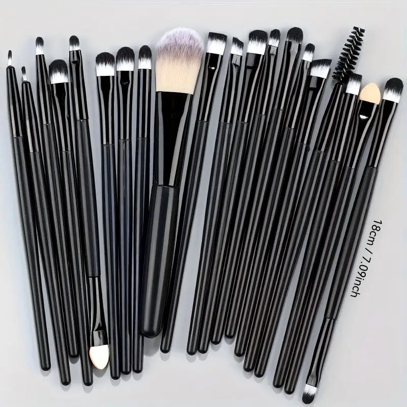 20-piece full set makeup brush professional kit, full face makeup brush set, makeup tools collection for beginners and professio