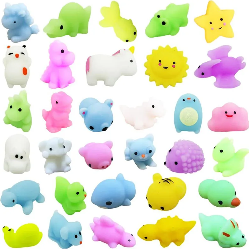 Mochi Squishy Animal Toys  Squeeze Stress Relief Funny Party Favors Classroom Prizes For Kids Jugetes Antiestrés Para Niños