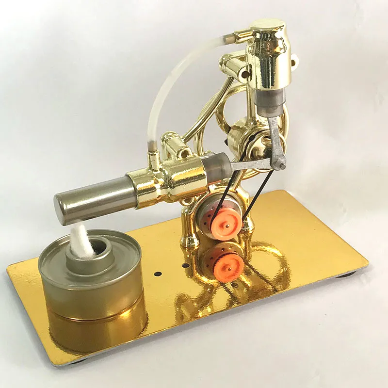 Modelo en miniatura de equilibrio de motor Stirling, tecnología de potencia de vapor, juguete de experimento de generación de energía científica