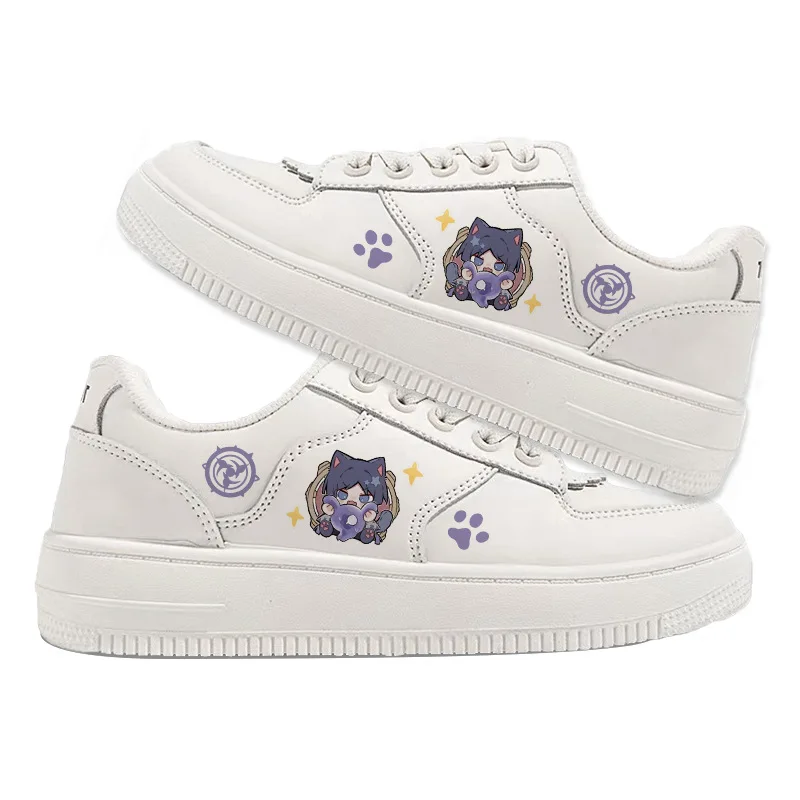 Hatsune Miku Genshin Impact Hand-painted Flat-soled Women's Shoes Student Summer Breathable Sweet Cool Comfortable Shoes Gift
