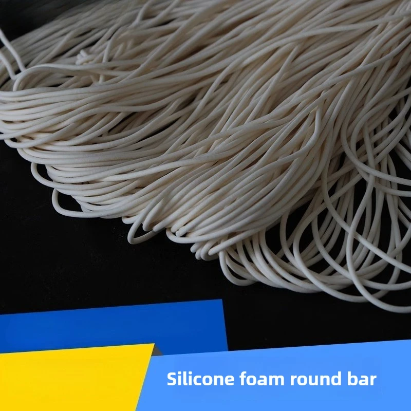 

Foam Silicone Sponge Cord, 1-12mm Round Strip for Vacuum & CNC Seals