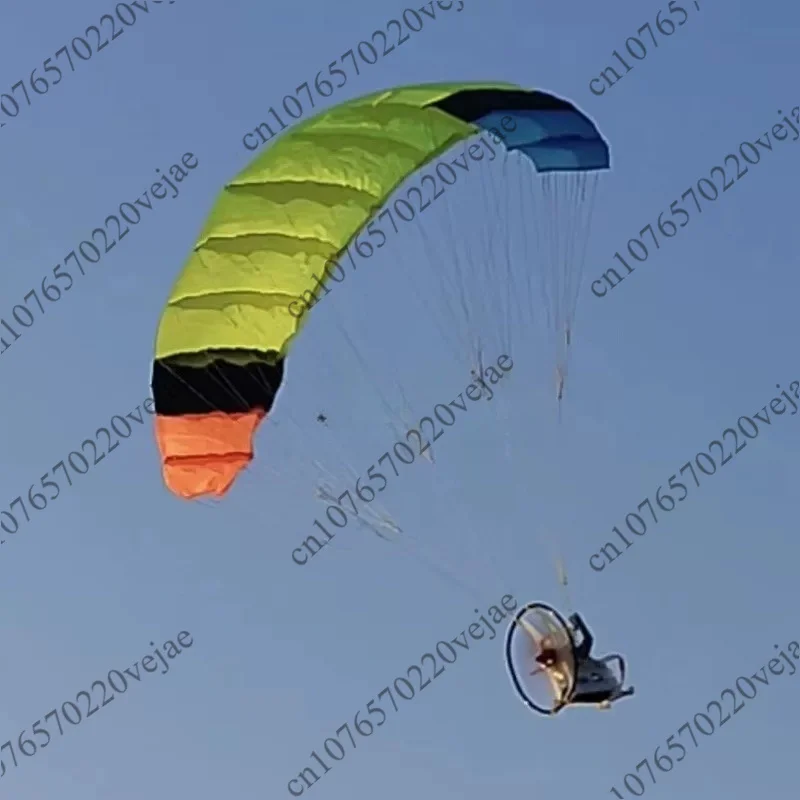 1.28M Remote Control Power Glider Parachute Drone, 1.28 Stunt Flight Kite with Lights for Kids Dog Toy Outdoor Fun