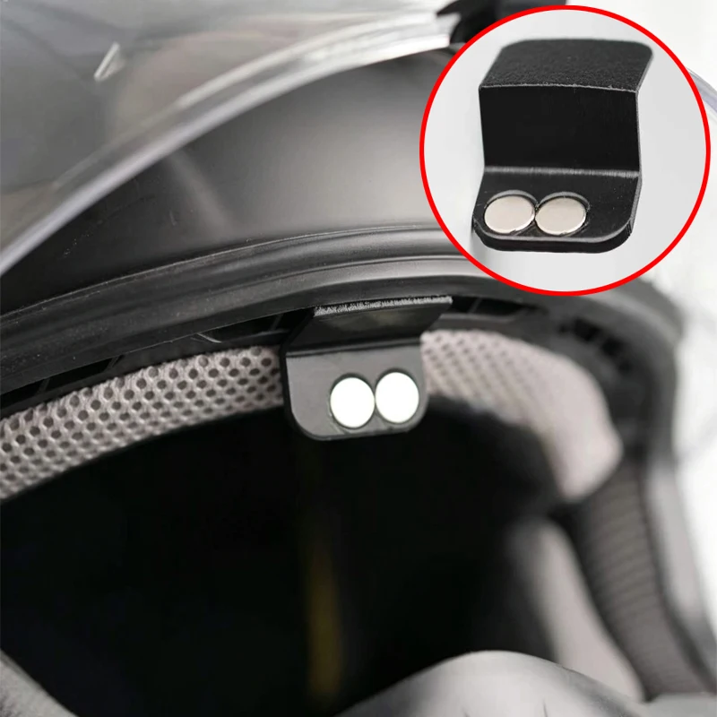 Image of 1 Stück Magnetische Halterung für Insta360 Go3/Go3S Action-Kamera, Helm-Innenhalterung, Befestigungshalterung für Freihändiges Fahren, POV-Zubehör