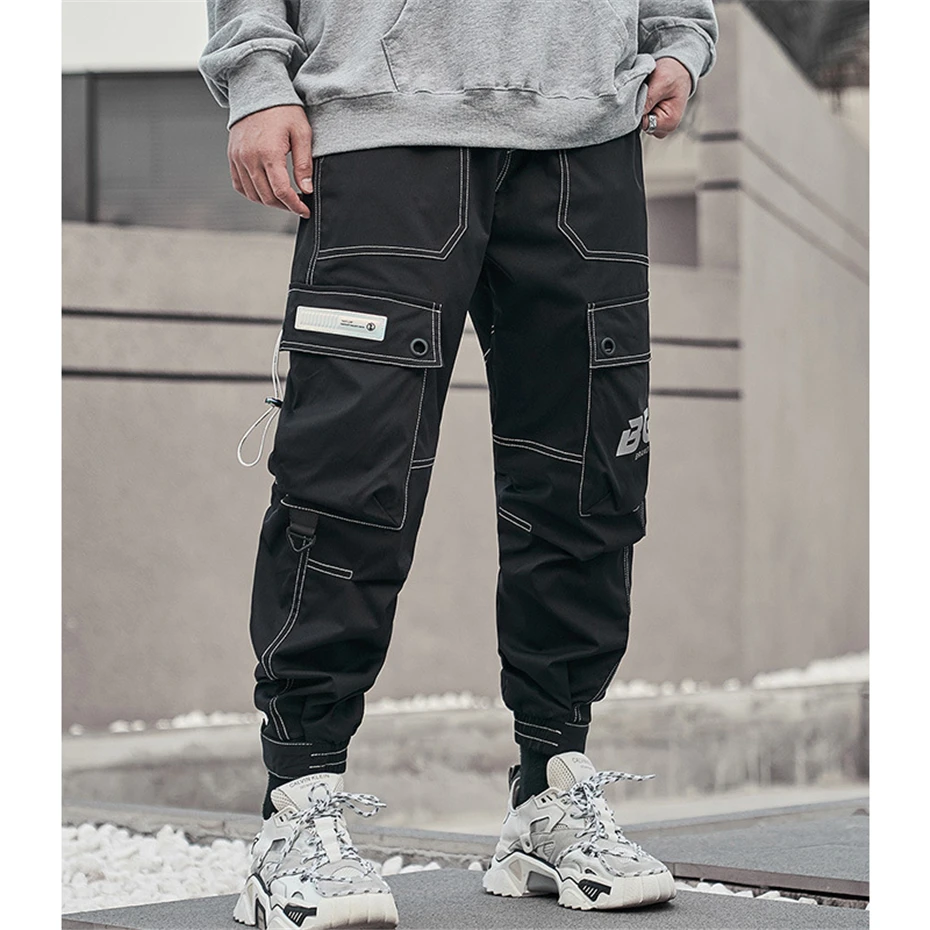 TechwearยุทธวิธีJoggersกางเกงผ - Techwear Pants Tactical บทวิจารณ์และราคา
