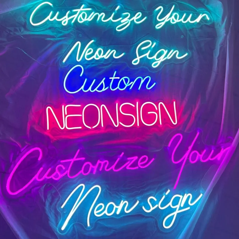 Winbo-señal de neón Led personalizada, cartel de neón personalizado para boda, evento en casa, decoración de canal de pista, letras