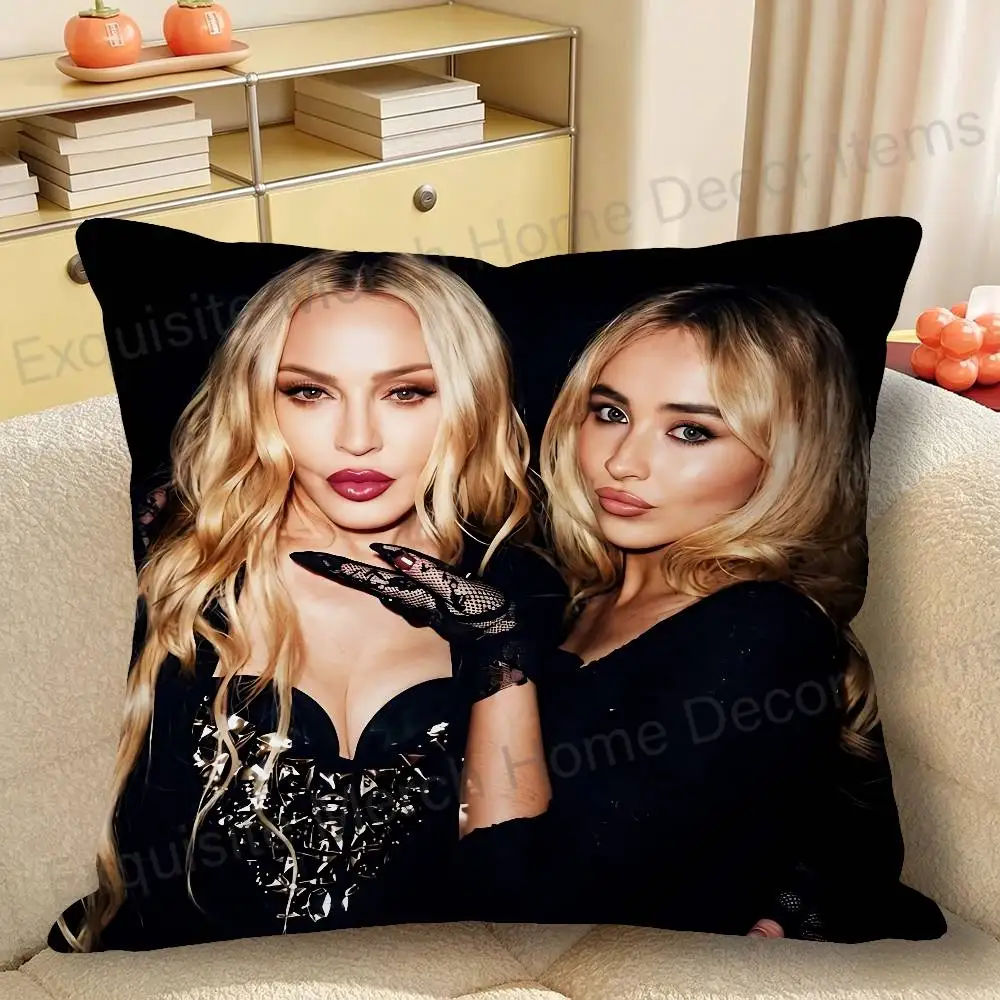 S-Sabrina C-Carpenter Bring Your Love Room decor para regalar pillow cover living room sofa cushion cover bedroom room bed