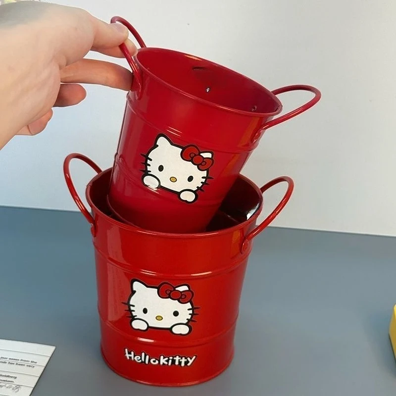 

Новая коробка для хранения Sanrio HelloKitty в стиле аниме, милая, стильная, модная, с ощущением роскоши, подарок для девочек.