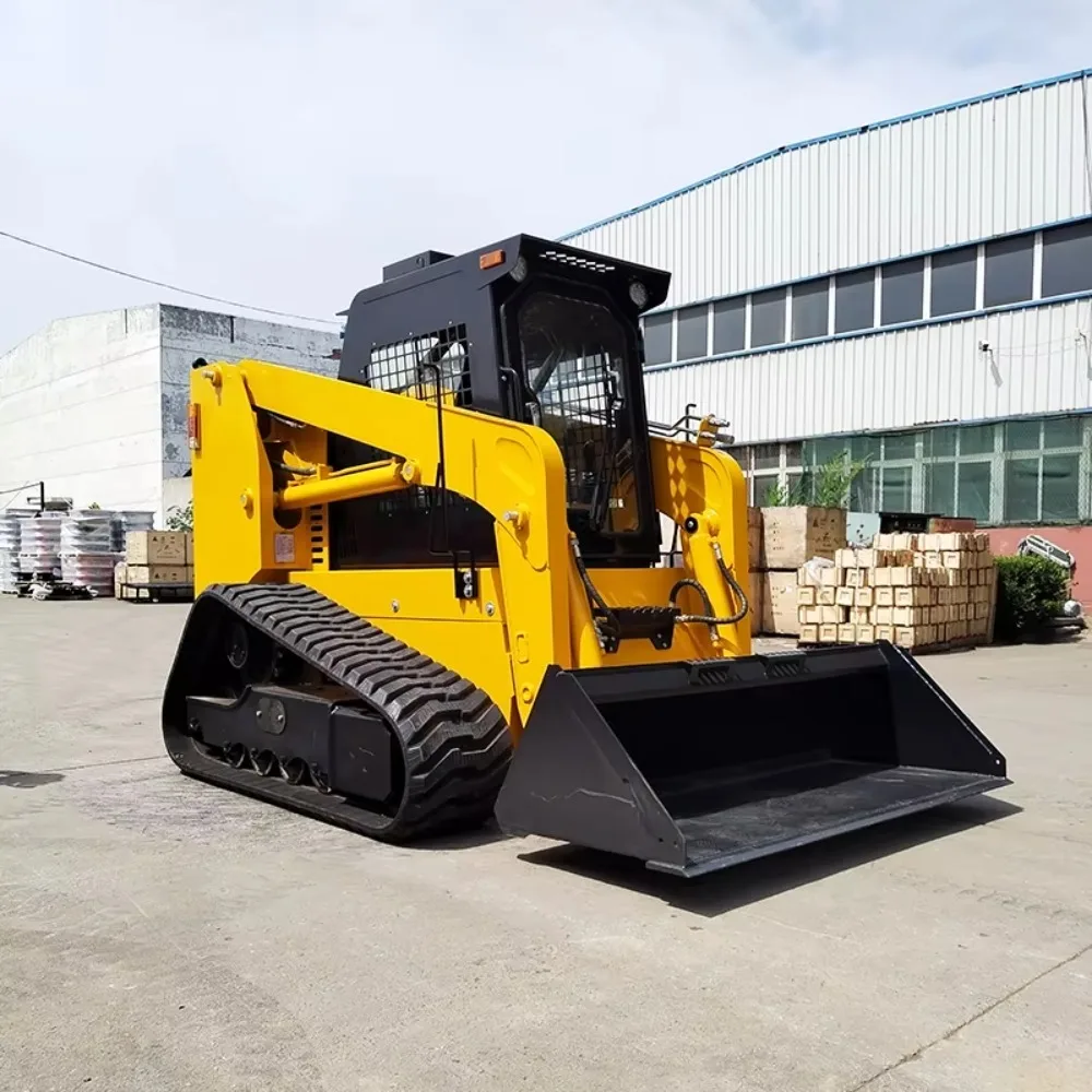 75 100 Skid Steer Loader for Land Reclamation Mulcher Forestry Wood Chipper Disc Mulcher Brush Cutter Power Rake Attachments
