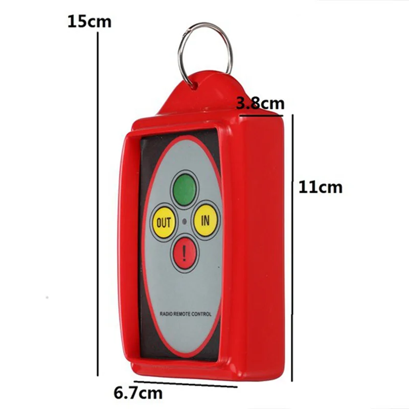 

A70P 12V 24V 433MHz Winch Wireless Remote Control Switch Kit Universal for Truck Receiver Module Transmitter