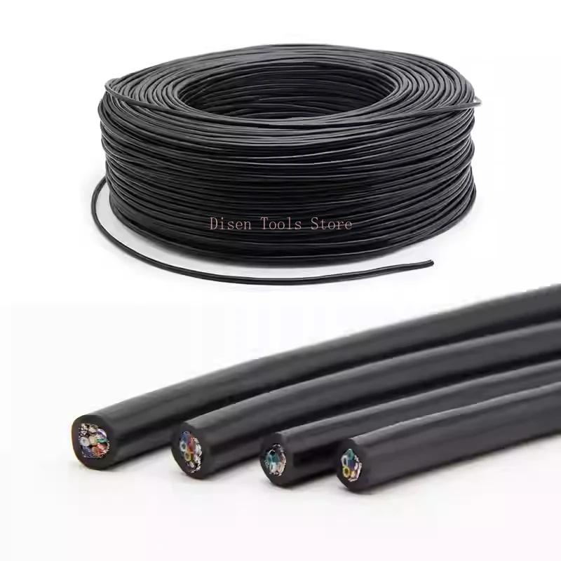 UL2464 PVC سلك محمي 2-25 النوى الألومنيوم احباط مضفر طبقة مزدوجة سلك محمي النحاس إشارة كابل التحكم 28 ~ 18AWG