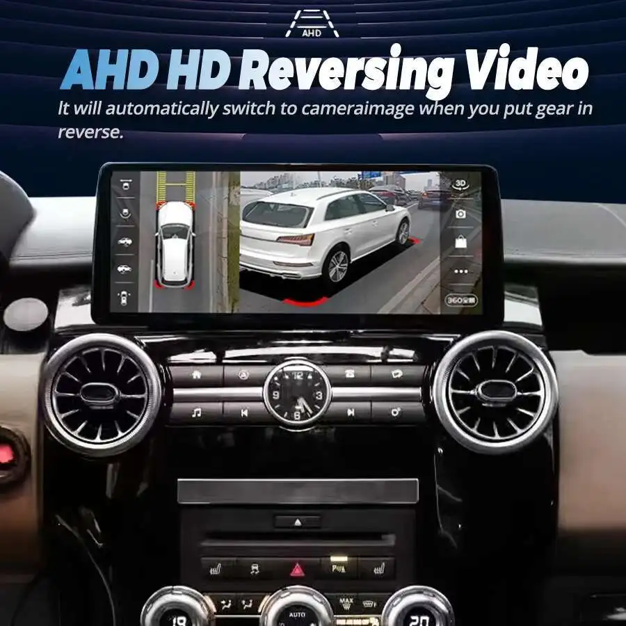 12,3-calowe radio samochodowe Android 14 8Core 256 GB z GPS dla Land Rover Discovery 4 2009-2016 Multimedia Stereo DSP 360 Navigation