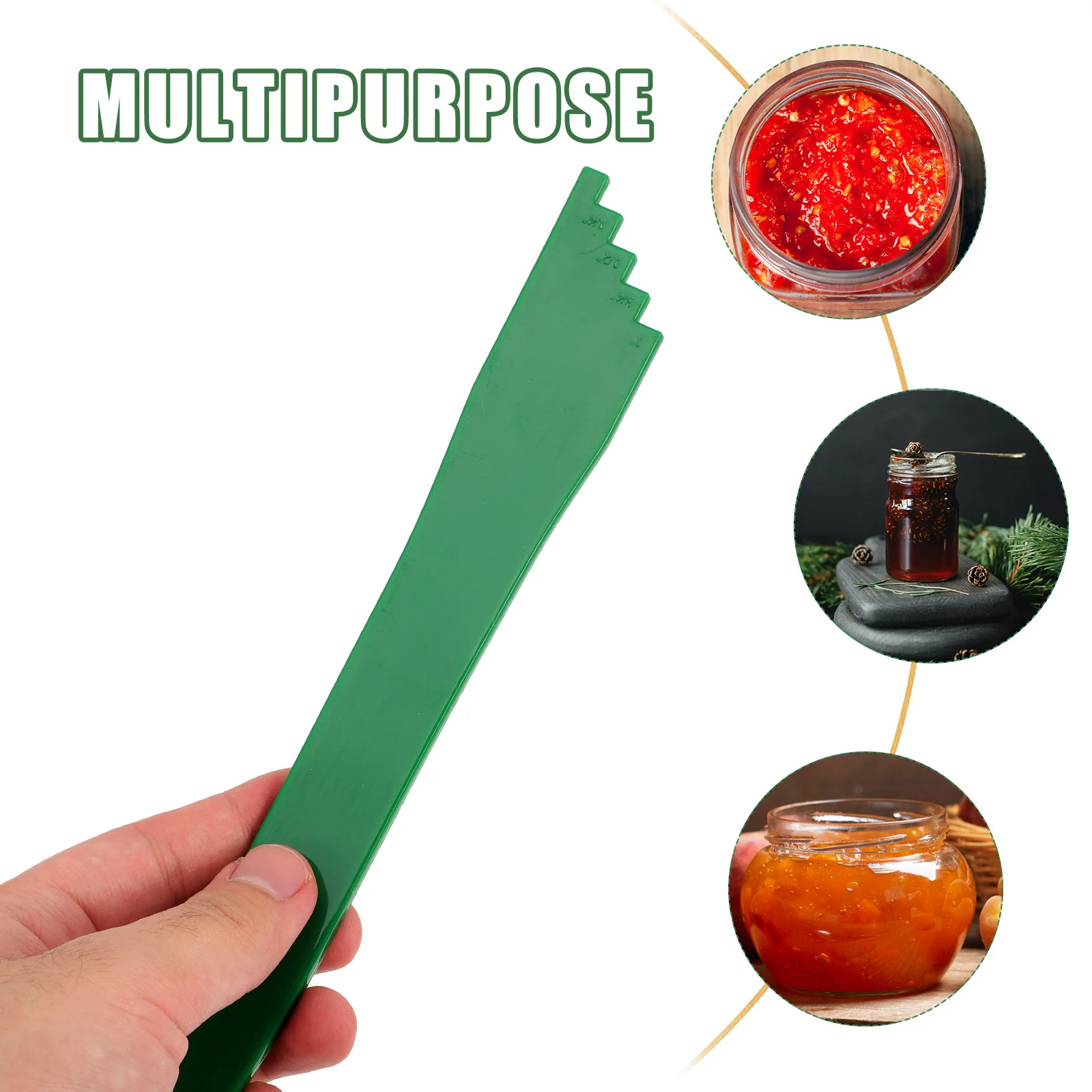 

6pcs Reusable Plastic Canning Bubble Remover Household Kitchen Gadget Jar Tool for Air Bubbles Jams Sauces BBQ Chili Sauce