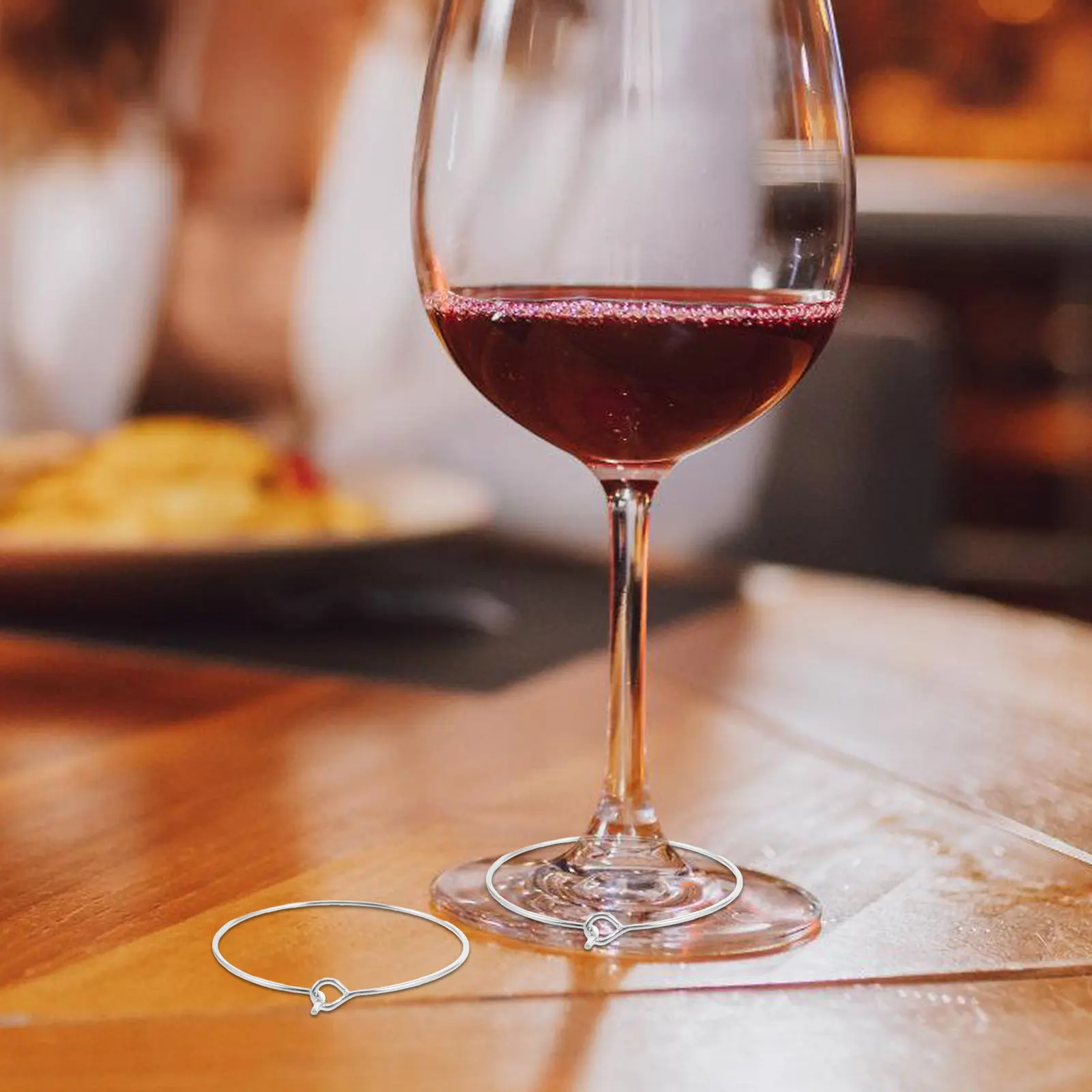 150Pcs Wine Glass Identification Rings Simple Stylish DIY Wine Cup Markers Party Drink Tags Reusable Wedding Supplies