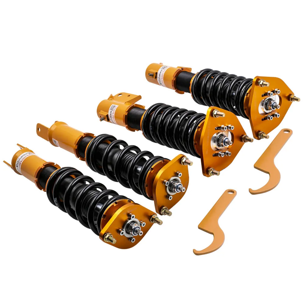 MaXpeedingrods Coilovers 24-Way Damper Suspension For Mitsubishi Lancer EVO 8 9 Adjustabe  Coilovers Shock Absorber Struts