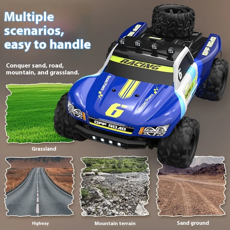 

KF19 1:18 4WD Высокоскоростной радиоуправляемый автомобиль с дистанционным управлением Monster Truck Внедорожный альпинистский автомобиль Дрифт Гоночный гусеничный игрушка для взрослых