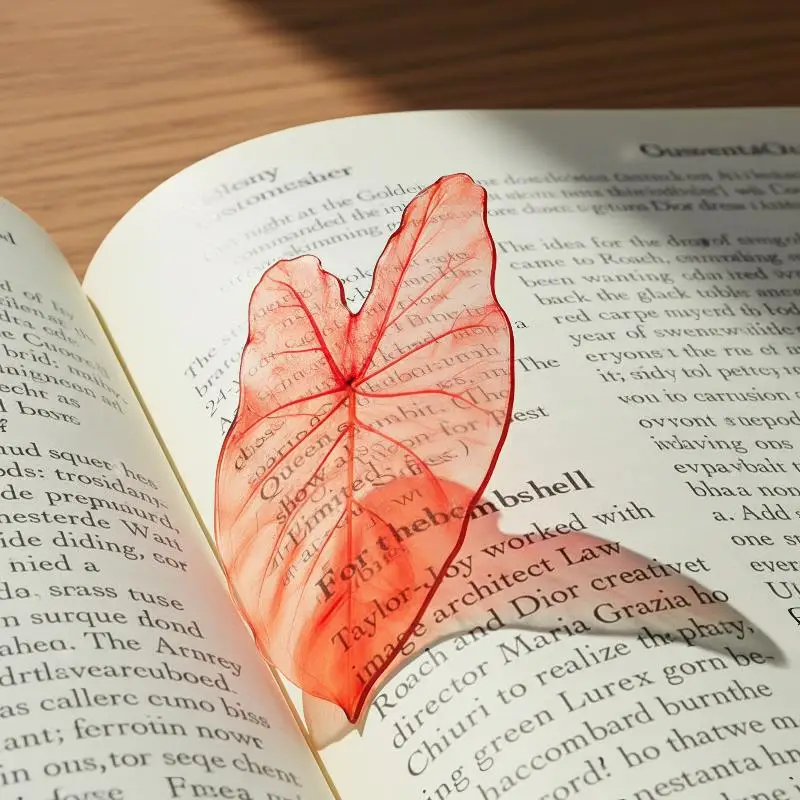 2Pcs Reading Bookmark Eye-Catching Acrylic Paper Clip Sign Fruit Slice Book Mark High-Quality For Stationery Collection Gift Stu