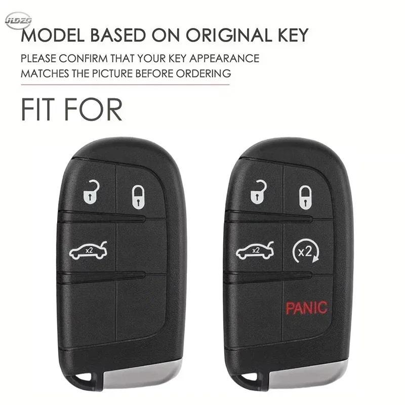 Silicone Car Key Cover Case For Fiat Dodge Ram Charger Journey Durango Jeep Grand Cherokee Chrysler Keyless Fob Shell Holder