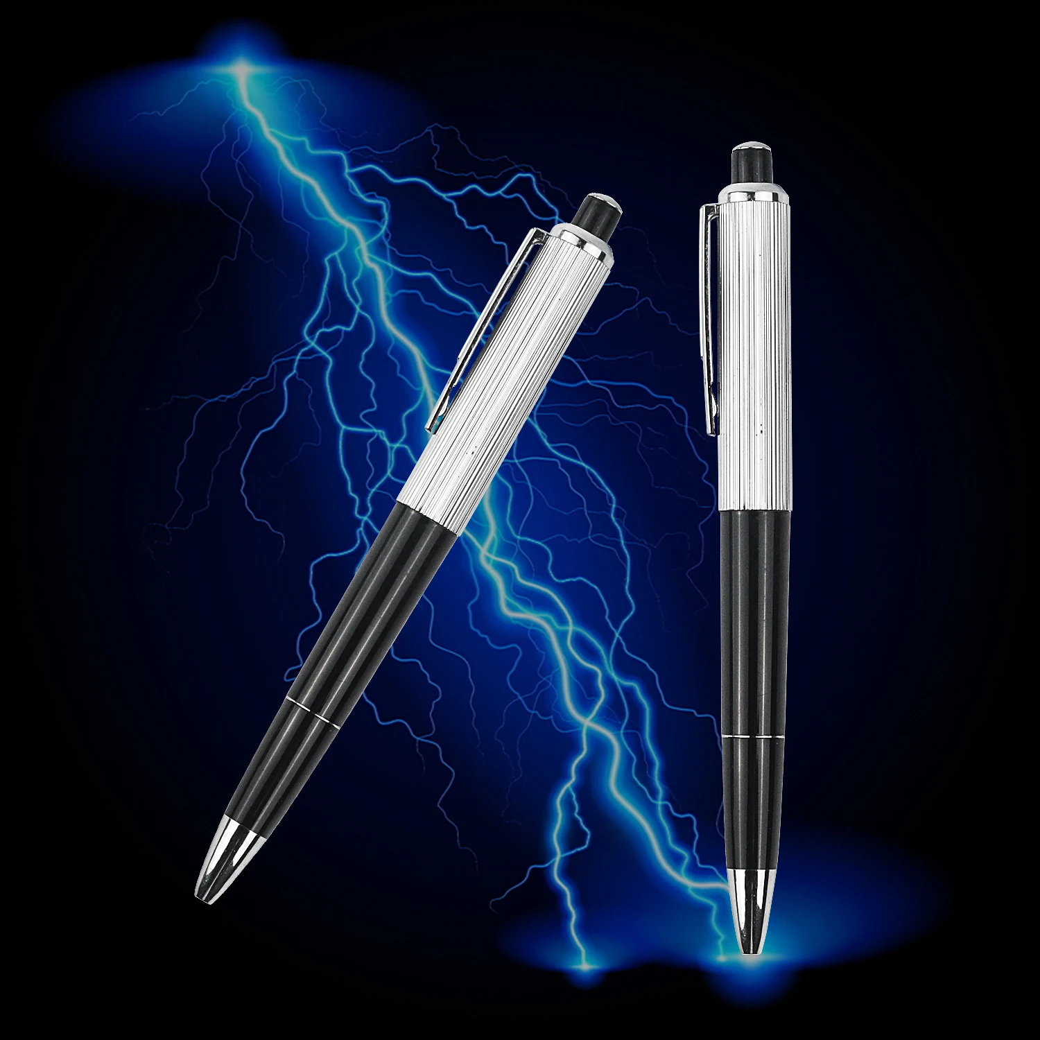 Creative prank electric touch pen with a slightly numb touch, simulating electric shock when pressed with a ballpoint pen