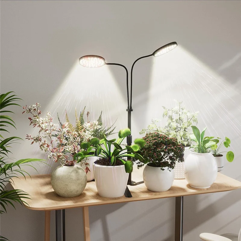 

IALJ-Grow Lights для комнатных растений, 6000K Полный спектр освещения для растений для выращивания в помещении, 3,5: светодиодный двухкольцевой светильник для выращивания растений