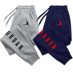 Joggers informales con cordón para hombre, pantalones de chándal de lana para entrenamiento, correr, gimnasio, Fitness, ropa de calle, Otoño e Invierno