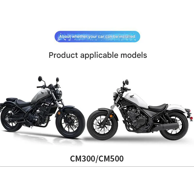 For Honda CM300 CM500 Rebel Motorcycle Windshield Windscreen Wind Deflector Protector Modified Accessories