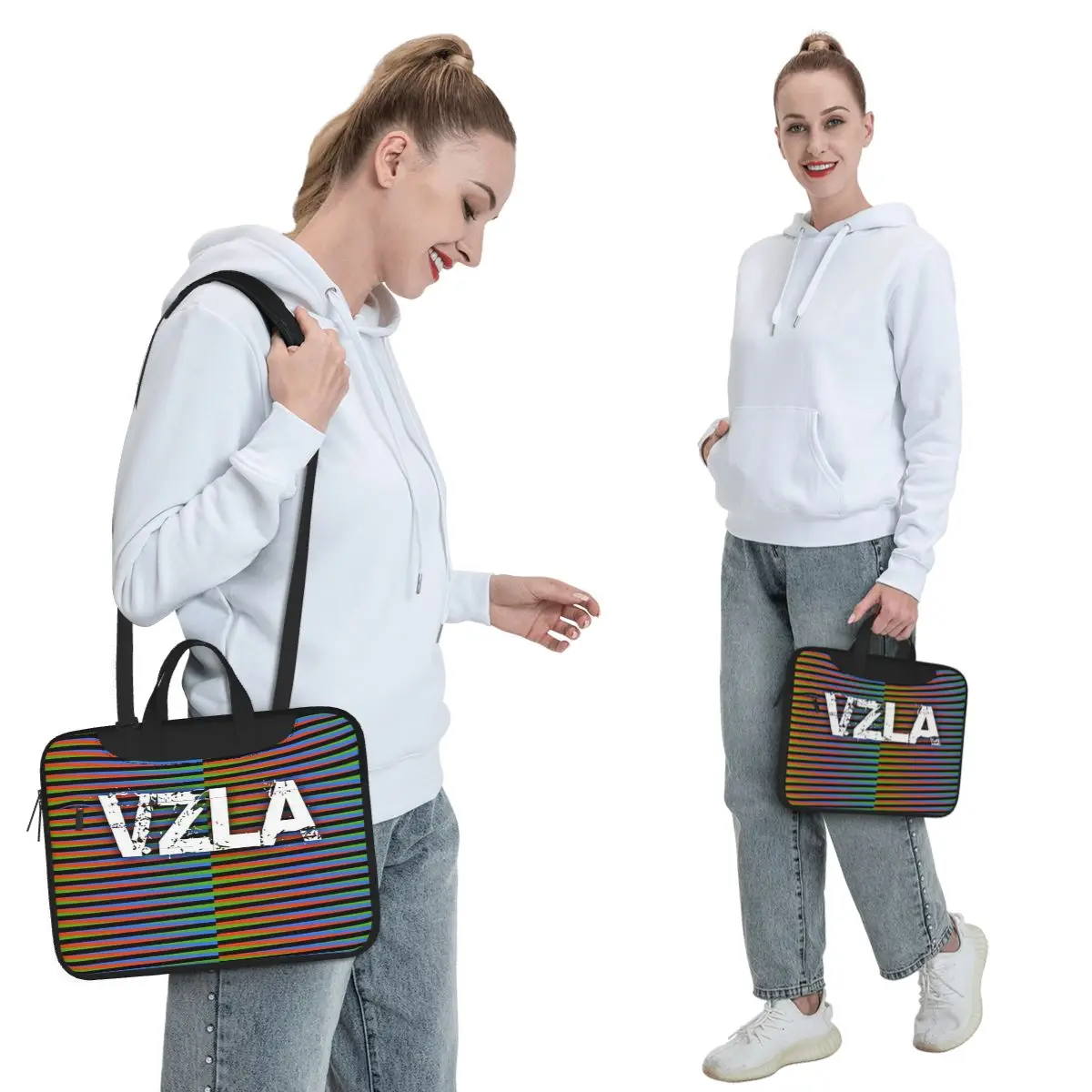 Maiquetia Carlos Cruz Diez Venezuela Crossbody Laptop Bag Case  Resistant Protective Notebook Pouch for Macbook Pro Lenovo