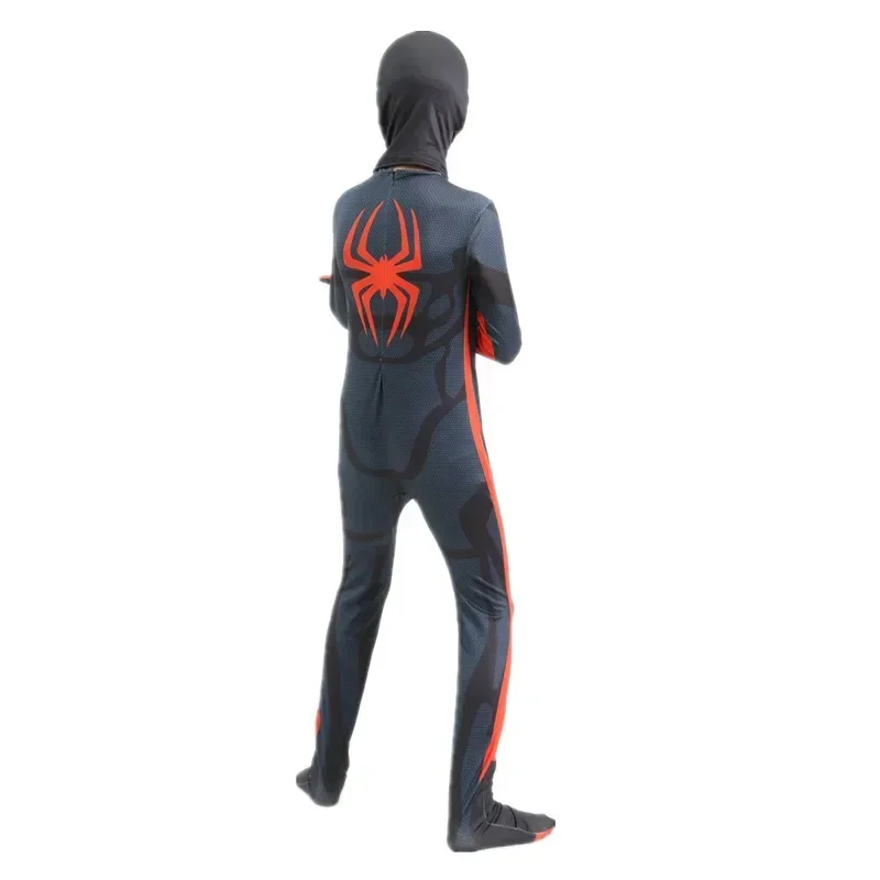 New Superhero Costume Fantasy Jumpsuit Suit Boys Movie Hero Cosplay Tights Halloween Mask Dress Up Party Performance Costume