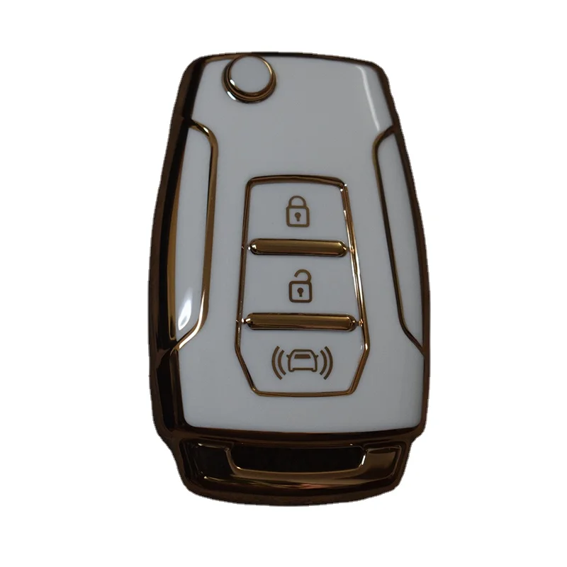 3 Buttom Remote Key TPU Key Cover Shell Car Key Cover for SsangYong 2015 2016 2020 Tivoli Torres Kyron 2 Sanka Actyon Korando C