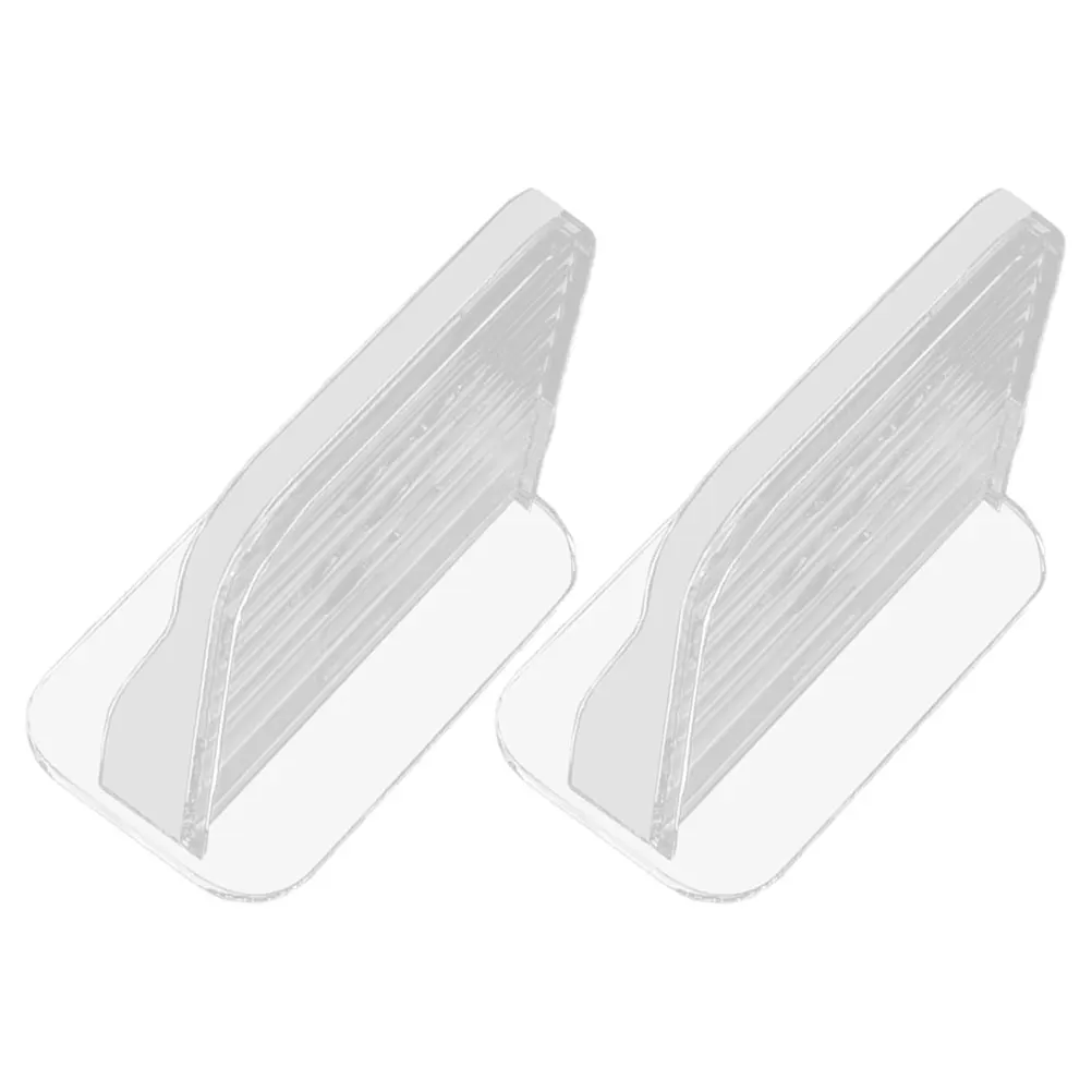 

2 Pcs Camera Storage Rack Kitchen Wall Display Shelf Acrylic Floating Bedroom Shelves