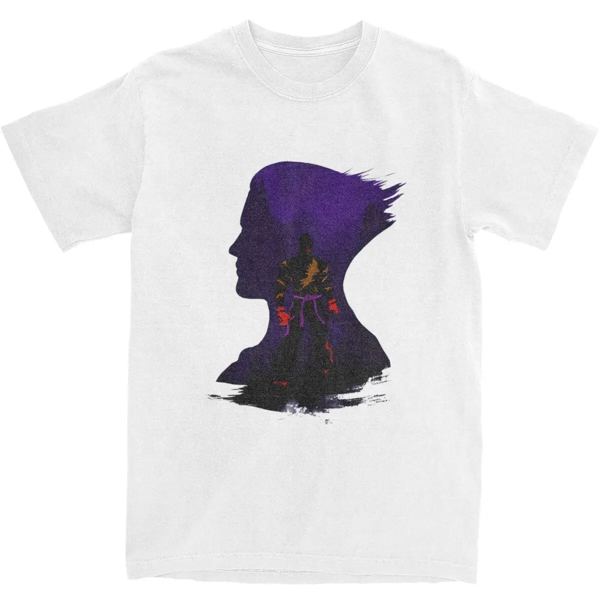 Tekken Kazuya Mishima T-Shirt Summer Streetwear T-Shirts Cotton Trending Tee Shirt For Man Short Sleeve Design Tees