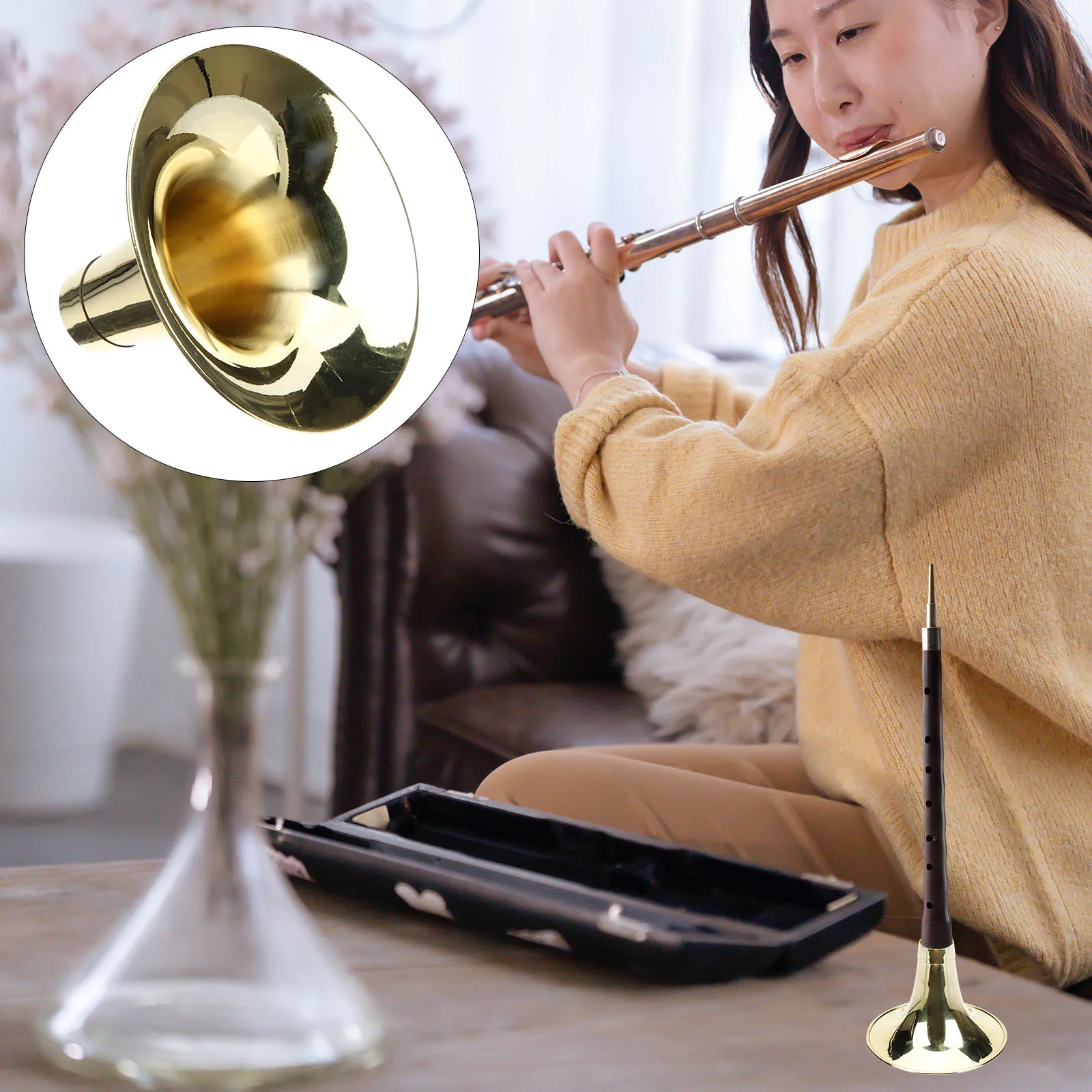 

Suona Bowl Instrument Accessory Horn Replacement Brass Professional Part Practical Parts