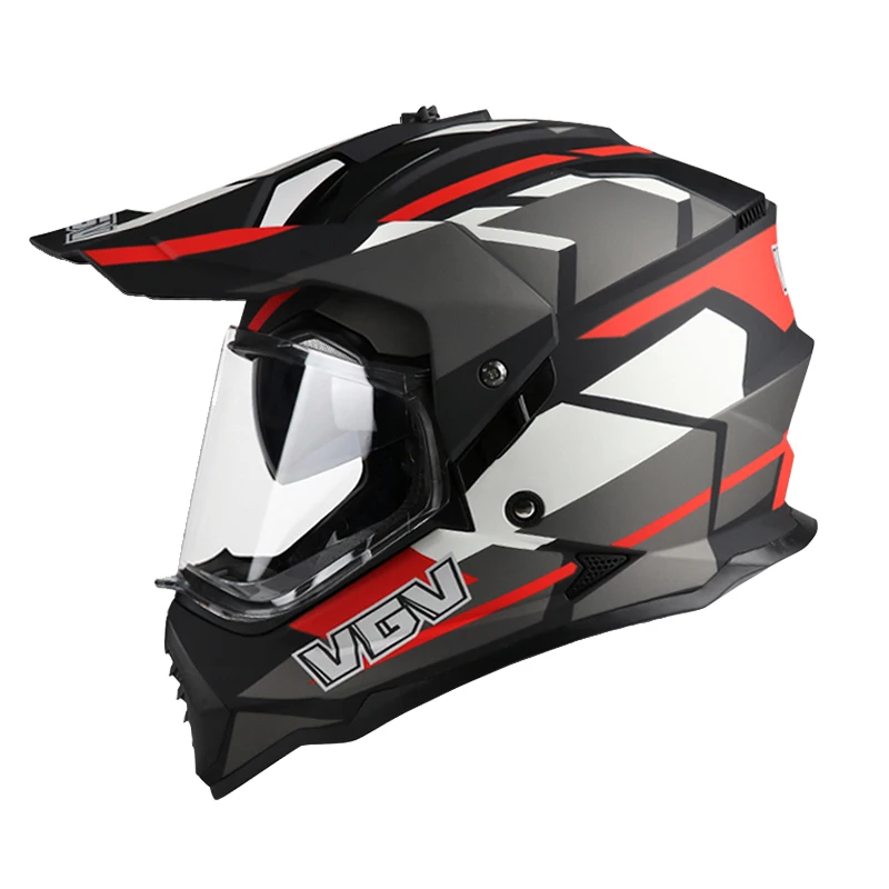 خوذة دراجة نارية VGV motocross ECE DOTsafety Certification رالي الدراجات النارية لركوب الدراجات عبر البلاد أسود متعدد الألوان جميع المواسم #3