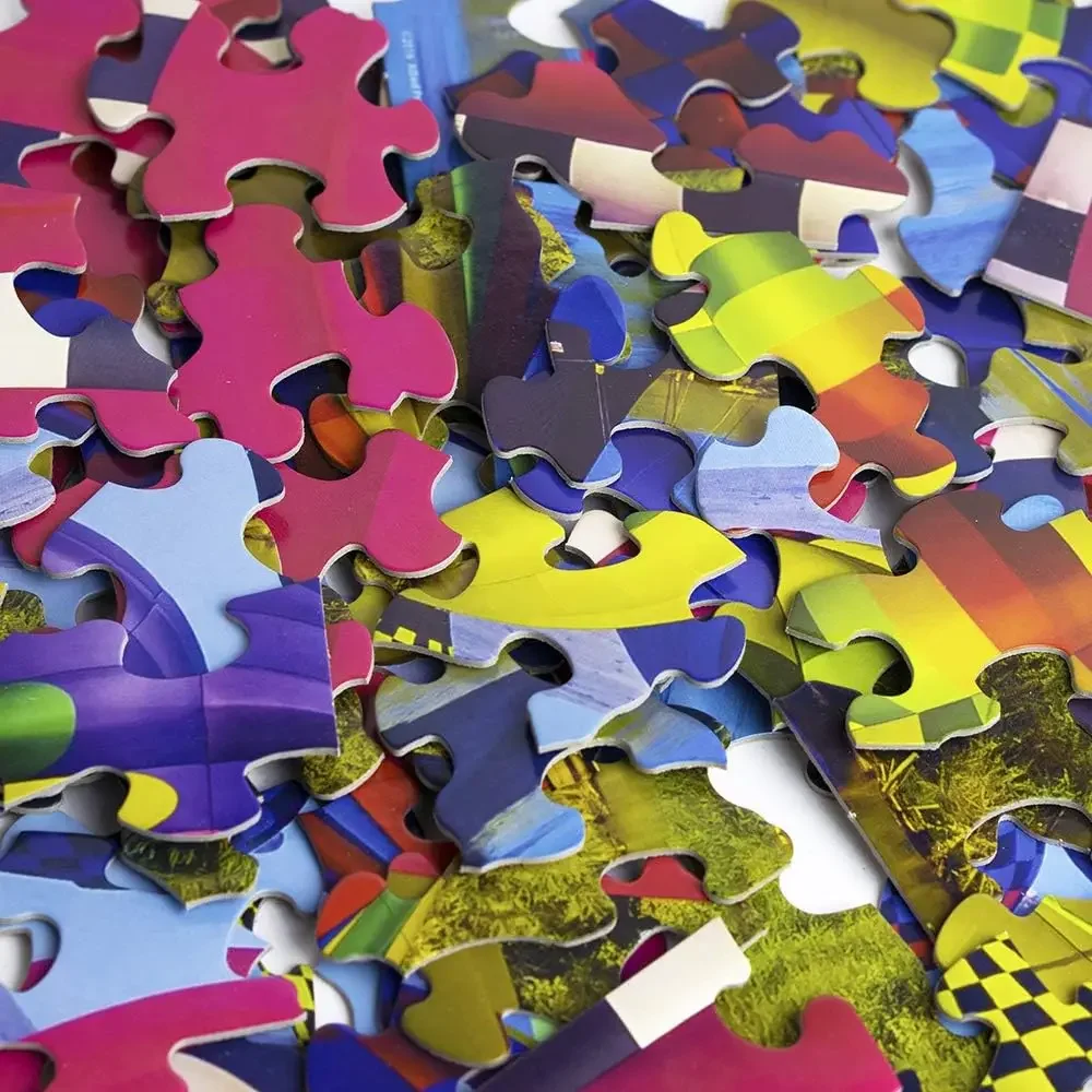 Puzzle en bois pour lampadaire, 1000/500/300 pièces, pour adultes, jeux d'activités familiaux stimulants, cadeau d'anniversaire et de vacances