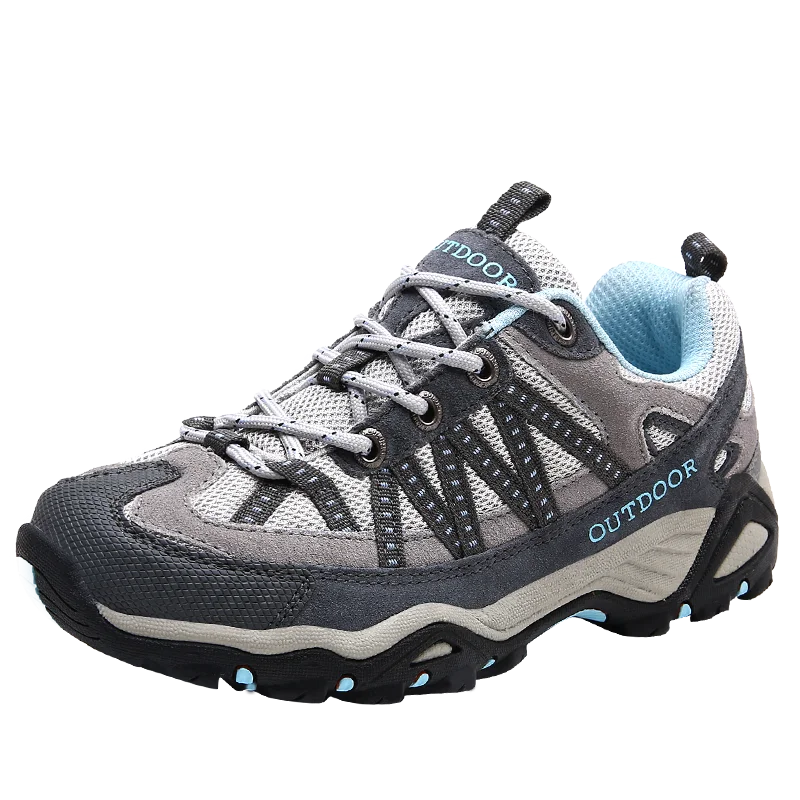 2025 zapatos de senderismo para hombre y mujer, zapatillas de deporte de malla, zapatos de montaña transpirables a la moda para niño, zapatos de trabajo para primavera, otoño y verano, Trekking al aire libre