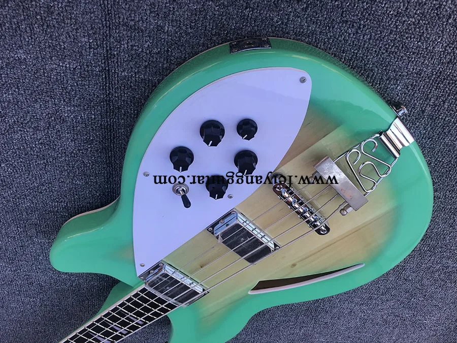 Electric Bass Guitar with Semi Hollow Body,4005 4 Strings.Rosewood Fingerboard, Picture Color, High Quality, Free Shipping