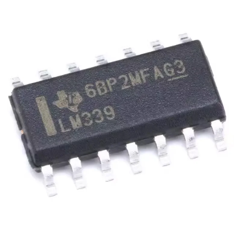 

100 Pieces of Brand New Original Lm339Dr with Marking Lm339 Soic-14 Four-Channel Voltage Comparator Ic Chips