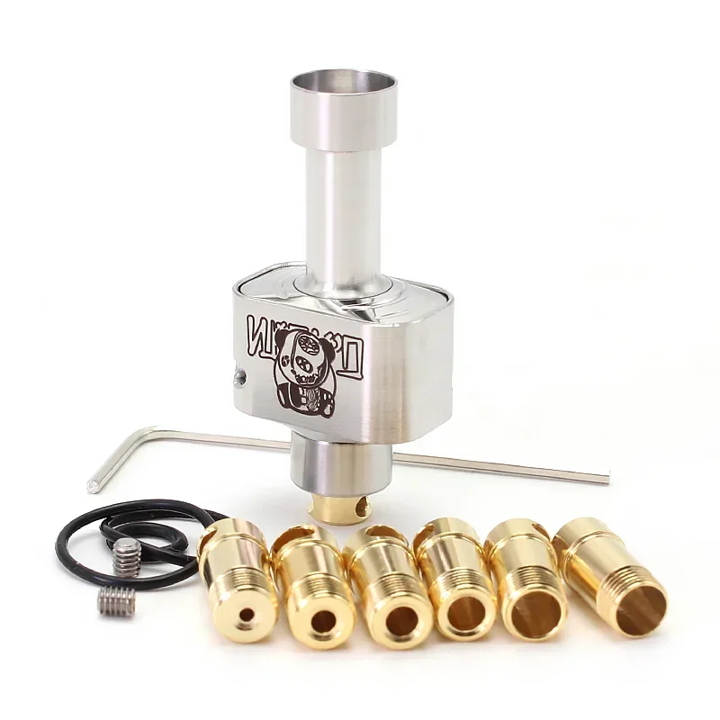 

SXK Style REMIX’D RBA Tank by WICK’D Vape Bridge Vapeshell for BB Billet Box SVA KBRS Boro Mods 316SS with 6pcs Air Pins Ecig