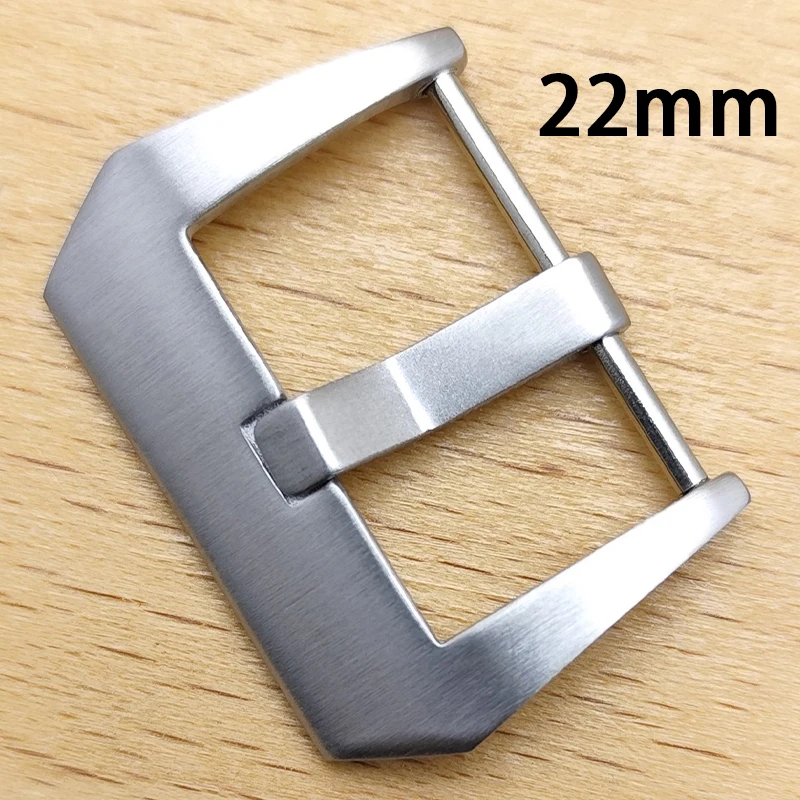 Cinturino per orologio con chiusura da 22 mm - chiusura per cinturino in caucciù argento-nero oro - chiusura per cinturino in acciaio inossidabile - parti di ricambio per accessori