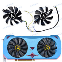 New Cooling Fan for YESTON GeForce RTX4060ti 8GB CUTE PET Video Card