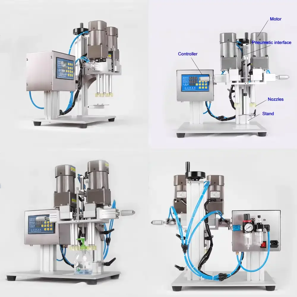 

DOVOLL Semi Automatic Desktop Spray Pump Cap Screw Bottle Capping Machine