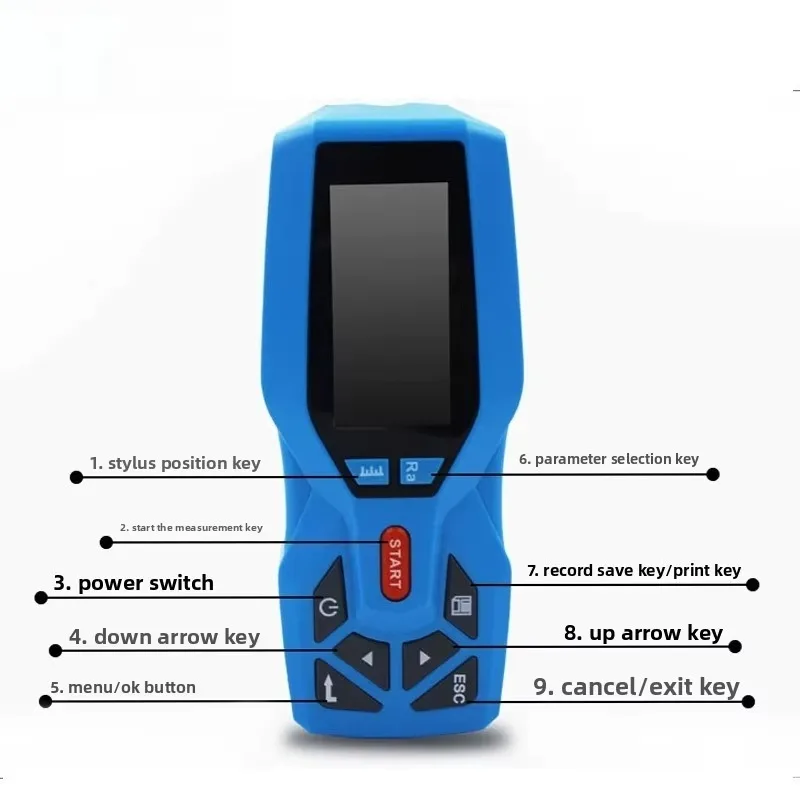 TR200 Portable Surface Roughness Meter High Precision Roughness Meter Handheld Finish Detection