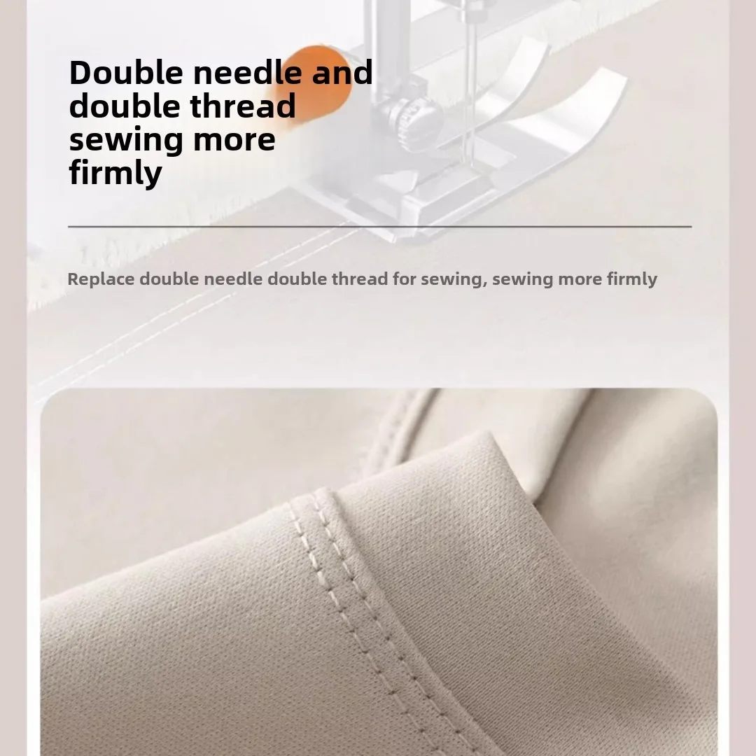 ماكينة خياطة محمولة للمبتدئين مع 12 غرز نمط مصباح ليد دواسة القدم موضوع مزدوج مجموعات الخياطة المكونة في 220 فولت