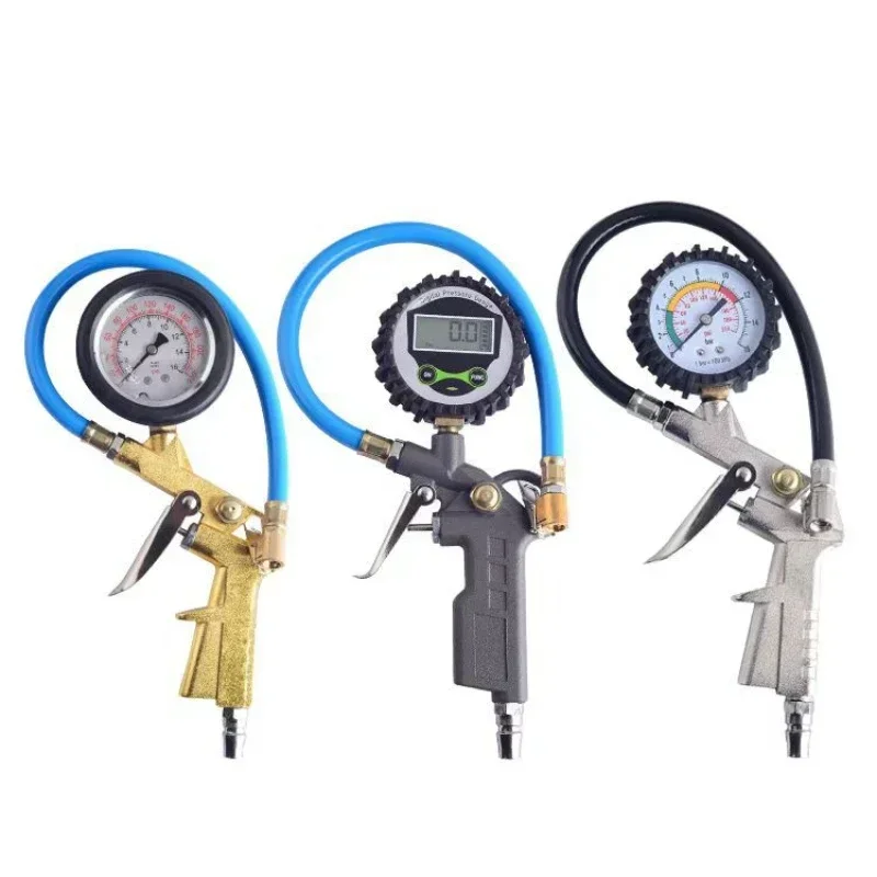 Digital Tire Monitor with Inflation Pressure Gauge for Inflation Gun Pressure Gauge