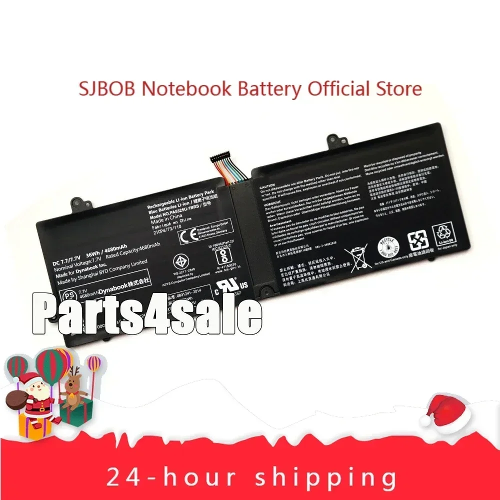 2025  PA5325U-1BRS Battery for Toshiba Portege X30T-E X30T-E-10Q X30T-E-1DP Laptop battery