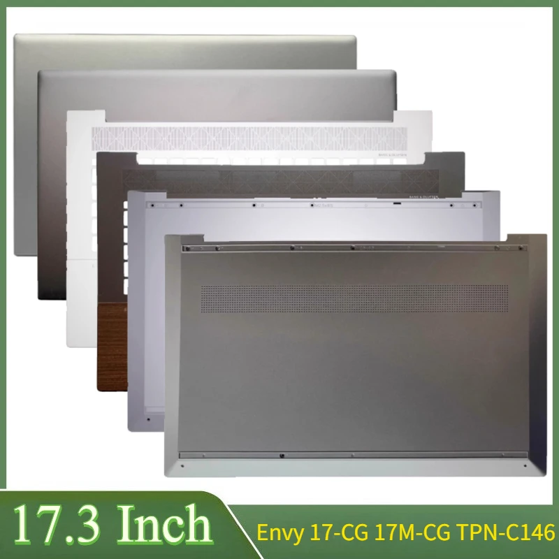 

17,3-дюймовый 95% новый для ноутбука Envy 17-CG 17M-CG TPN-C146, задняя крышка ЖК-дисплея, передняя панель, упор для рук, нижняя нижняя часть корпуса L87946-001